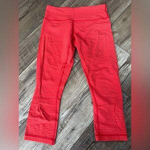 Lululemon Wunder Under Striped Leggings